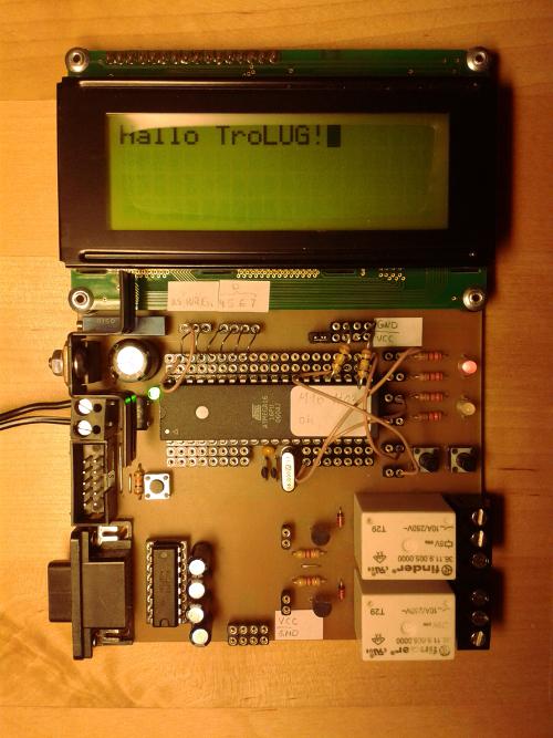 Mein Atmel Entwicklungs-Board